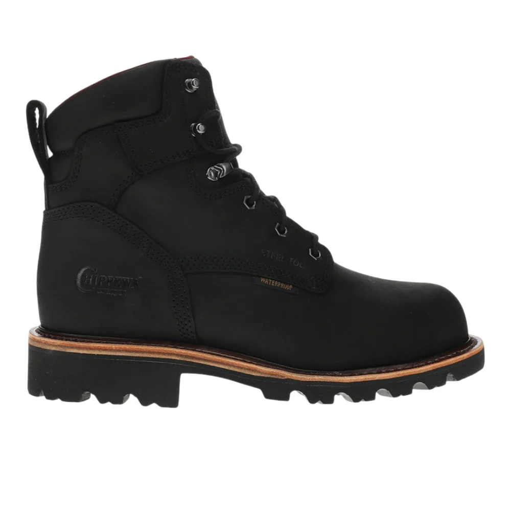 Super Dna 6 Inch Waterproof Round Toe Work Boots