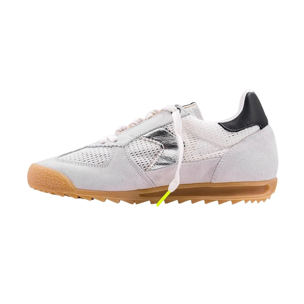Suri Metallic Lace Up Sneakers - Image 3