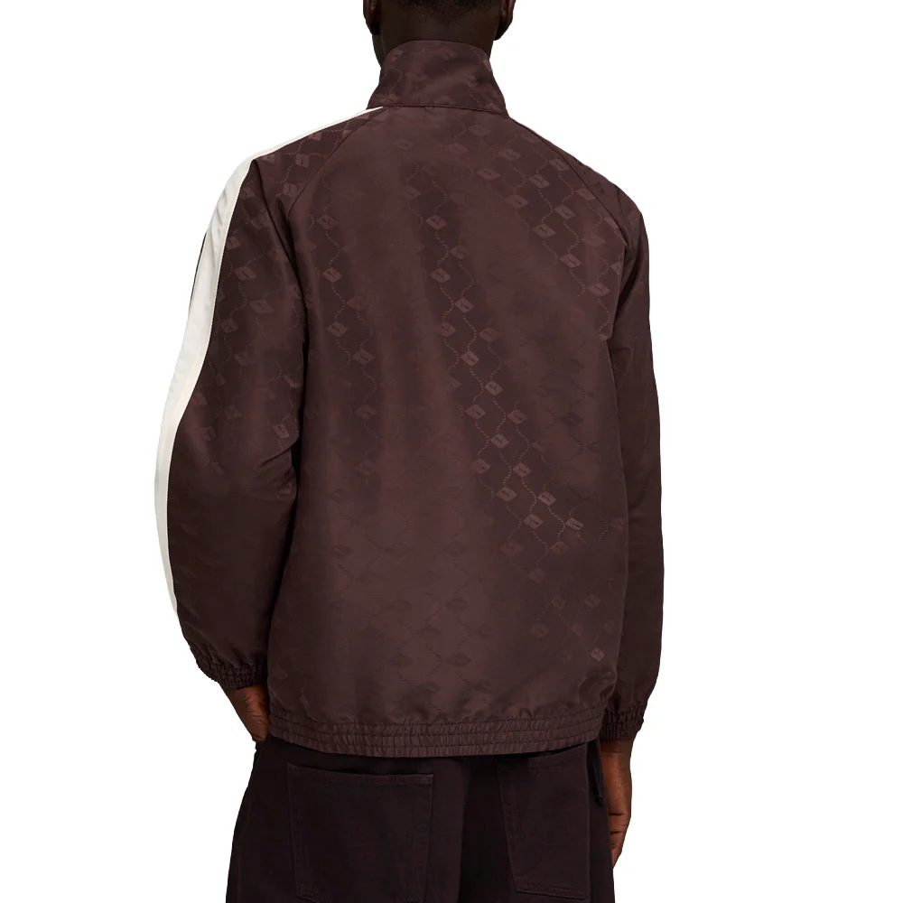 T7 Jacquarded Woven Relaxed Full Zip Track Jacket - Image 4