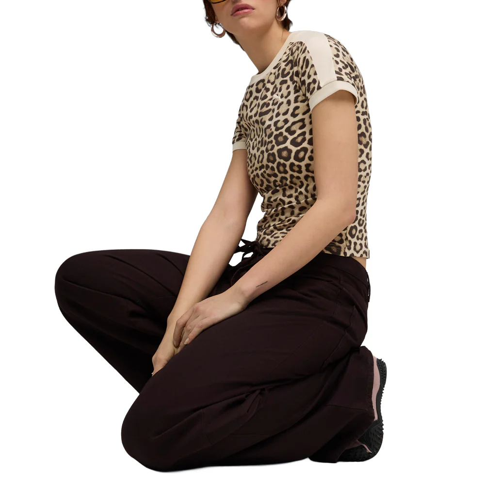 T7 Leo Luxe All Over Print Slim Crew Neck Short Sleeve T-Shirt - Image 5