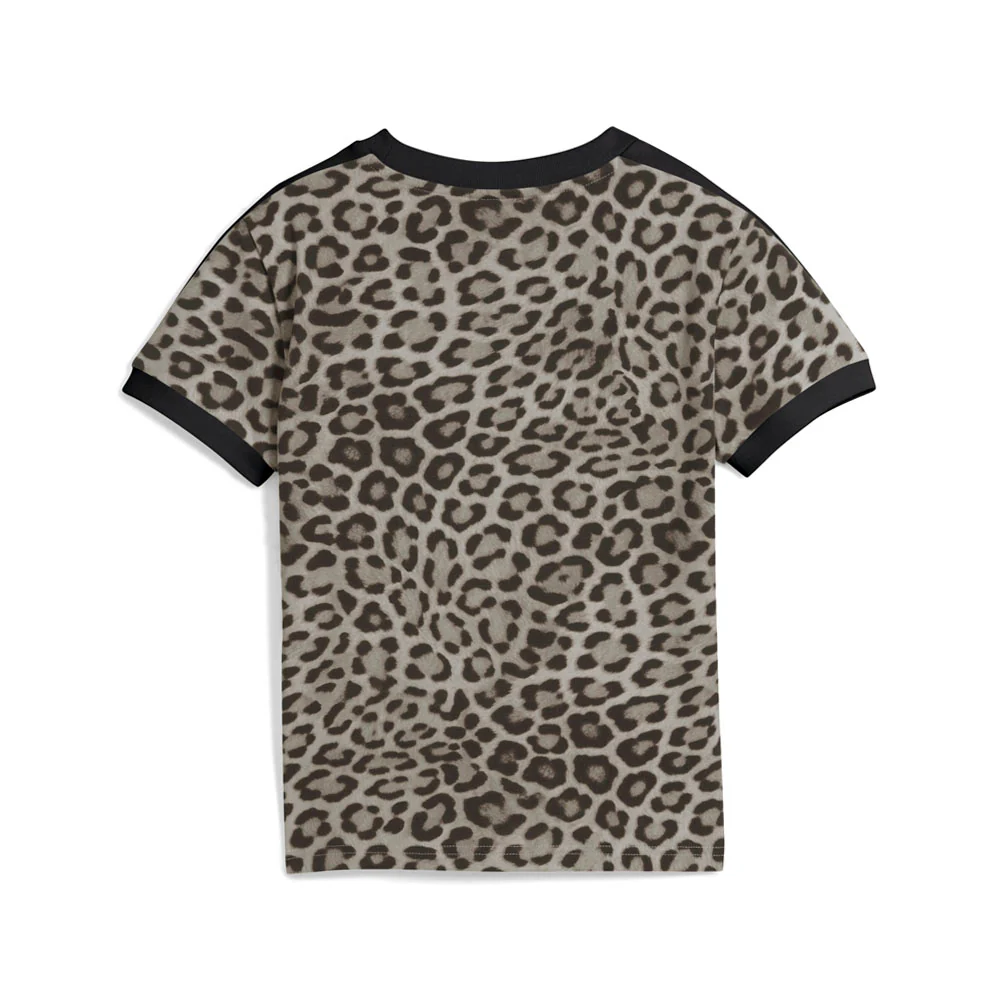 T7 Leo Luxe All Over Print Slim Crew Neck Short Sleeve T-Shirt - Image 2
