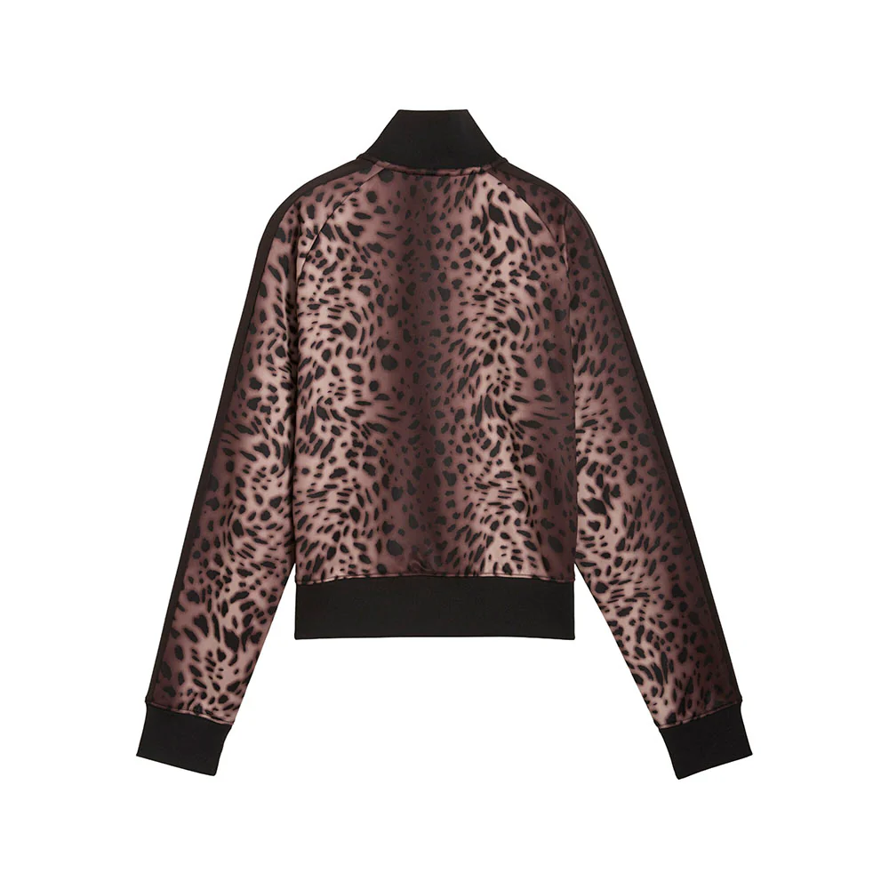 T7 Leopard Luxe Full Zip Track Jacket - Image 2