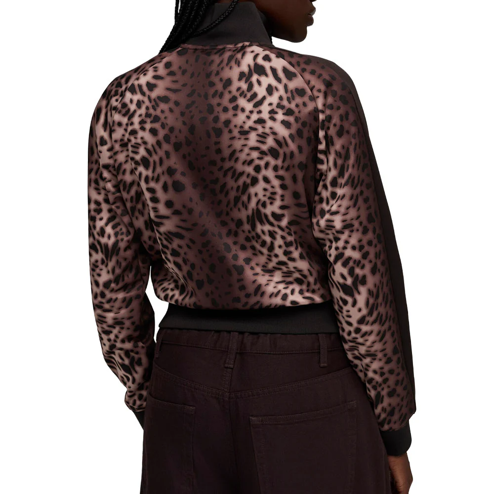 T7 Leopard Luxe Full Zip Track Jacket - Image 4