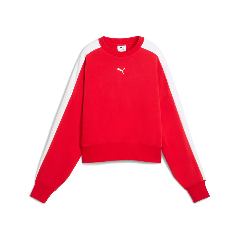 T7 Over-Oversized Crew Neck Long Sleeve Sweatshirt