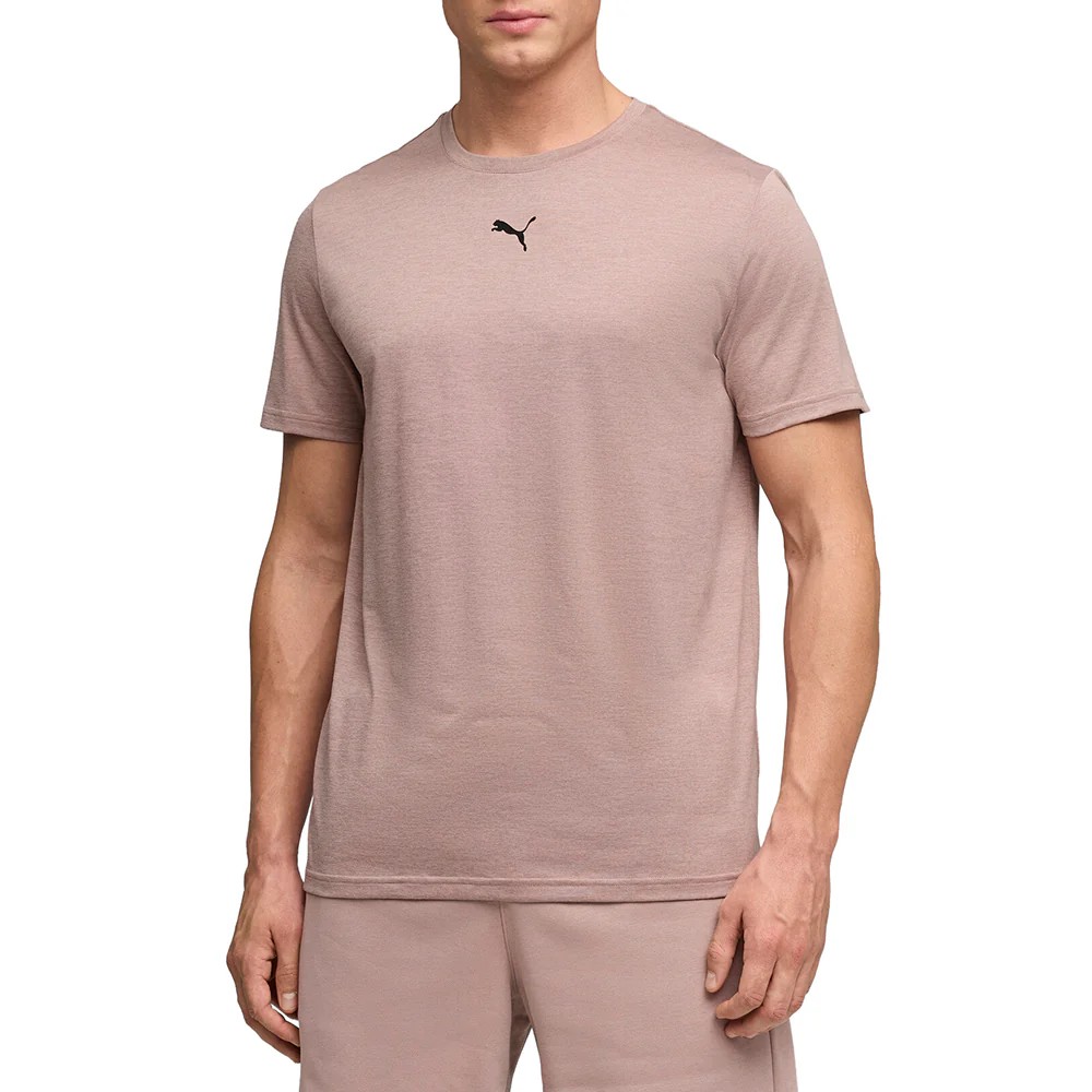 Train All Day Essentials Heather Cat Crew Neck Short Sleeve T-Shirt - Image 3