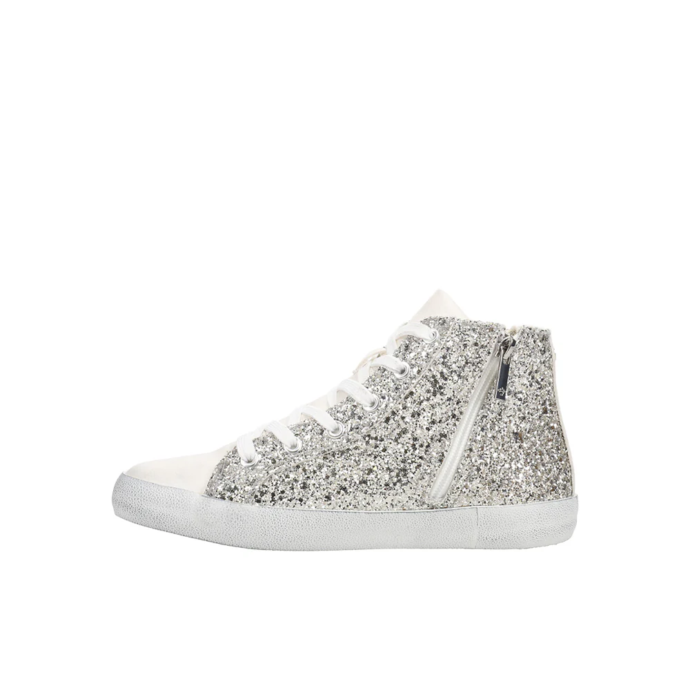 Taralyn Glitter High Top Sneakers (Little Kid - Big Kid) - Image 3