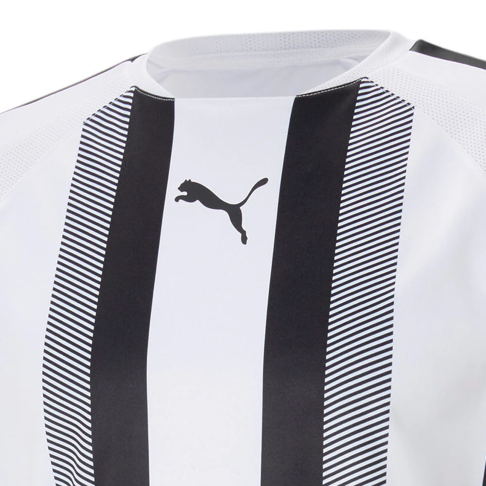 TeamLIGA Crew Neck Short Sleeve Striped Soccer Jersey - Image 3
