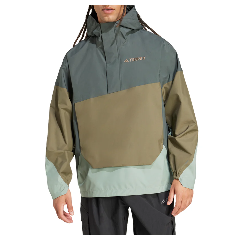 Terrex Xploric 2.5L Climaproof Anorak Half Zip Pullover - Image 2