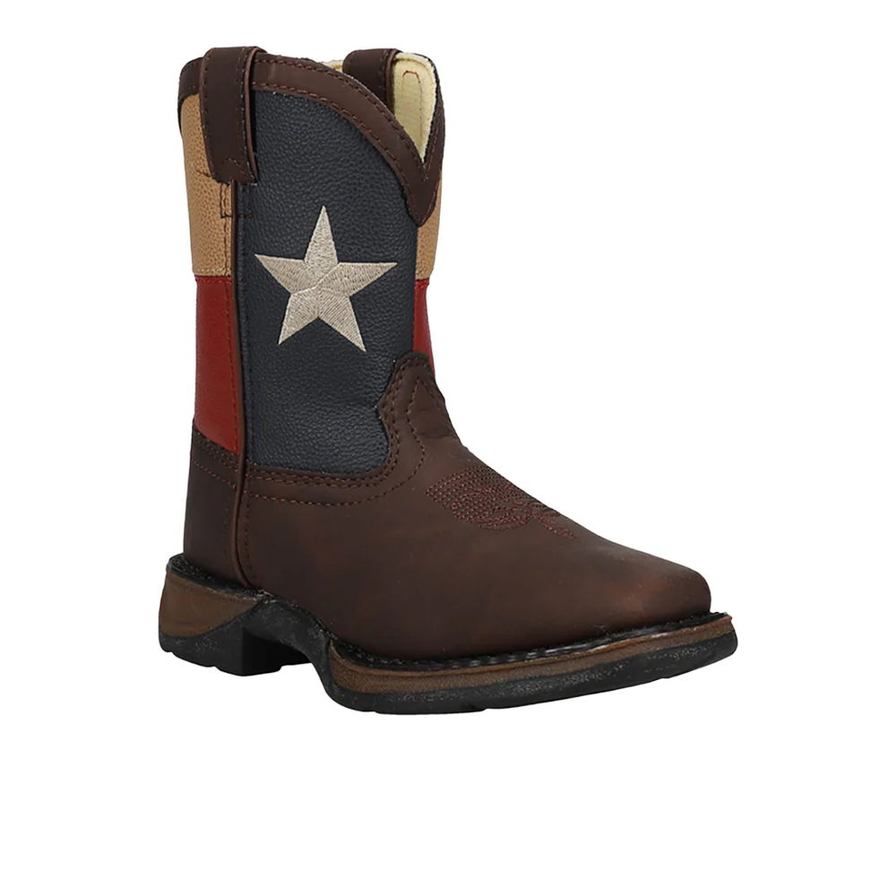 Texas Flag Wellington Square Toe Boot (Little Kid-Big Kid) - Image 2