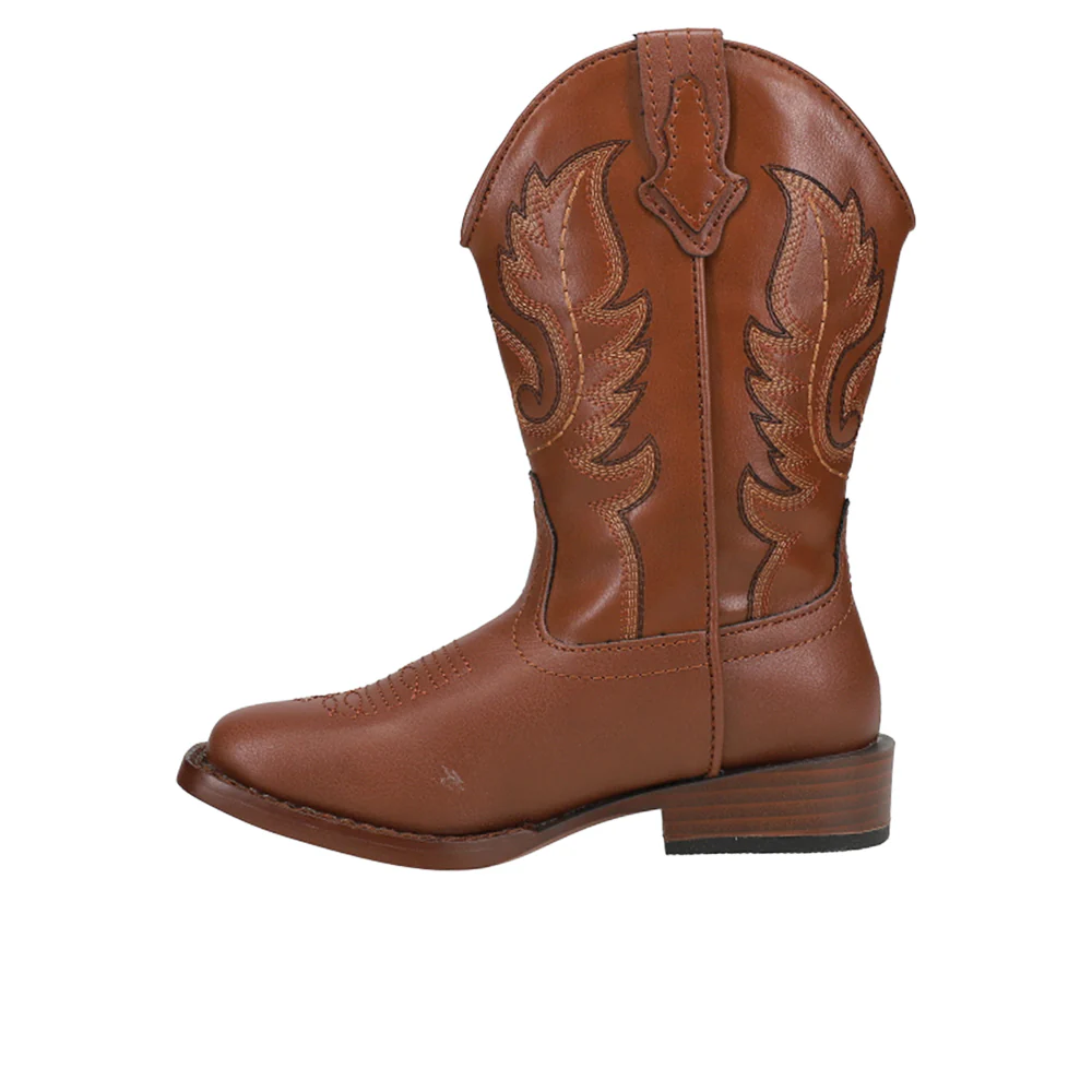 Texson Square Toe Cowboy Boots (Little Kid) - Image 3