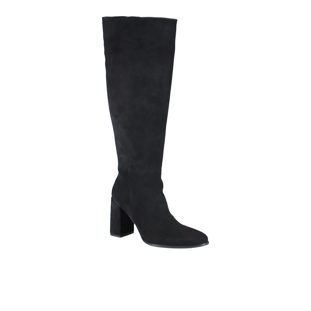 Text Back Pointed Toe Zippered Boots - Image 2
