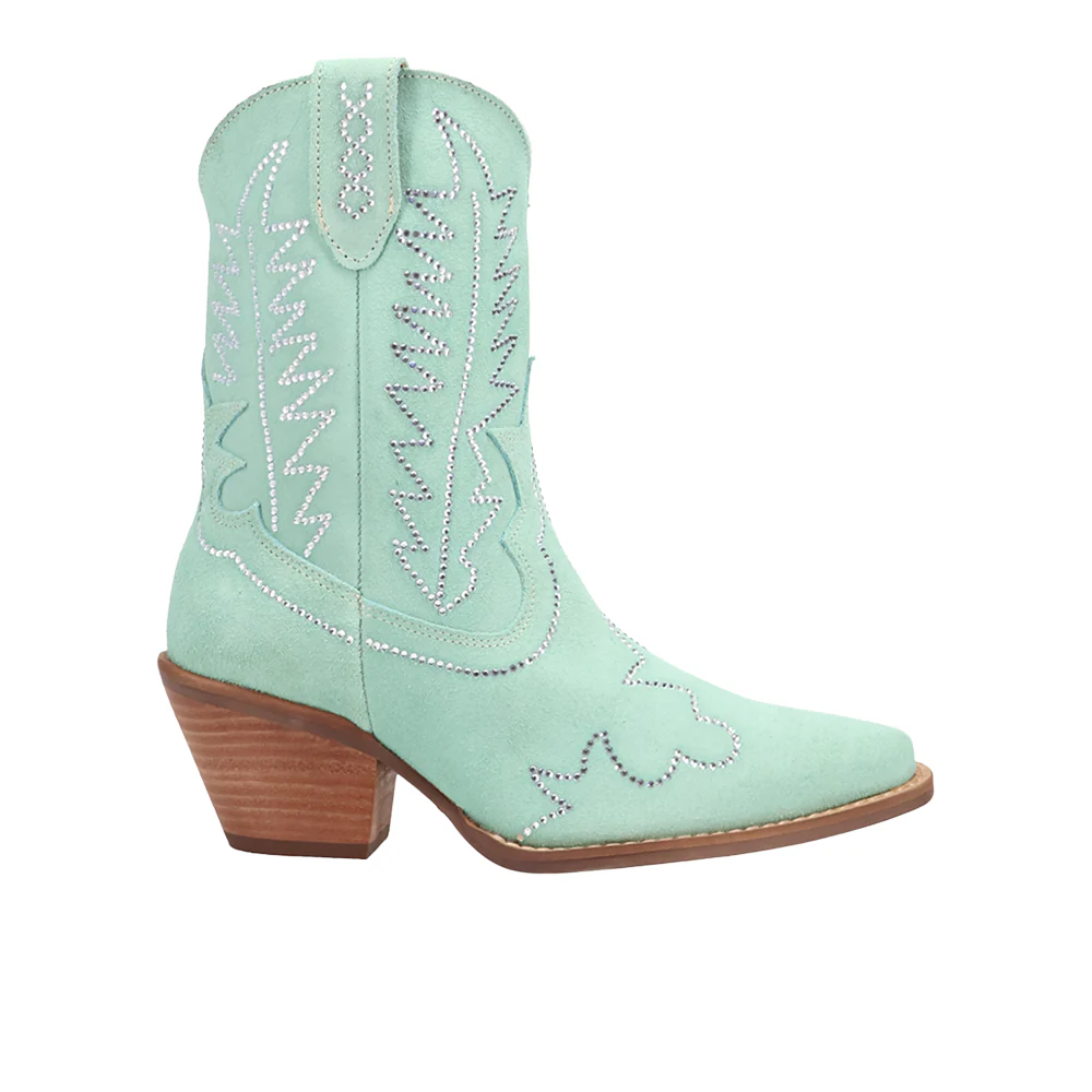 Tiny Pony Suede Leather Booties