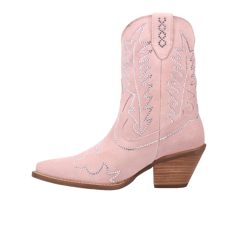 Tiny Pony Suede Leather Booties - Image 3