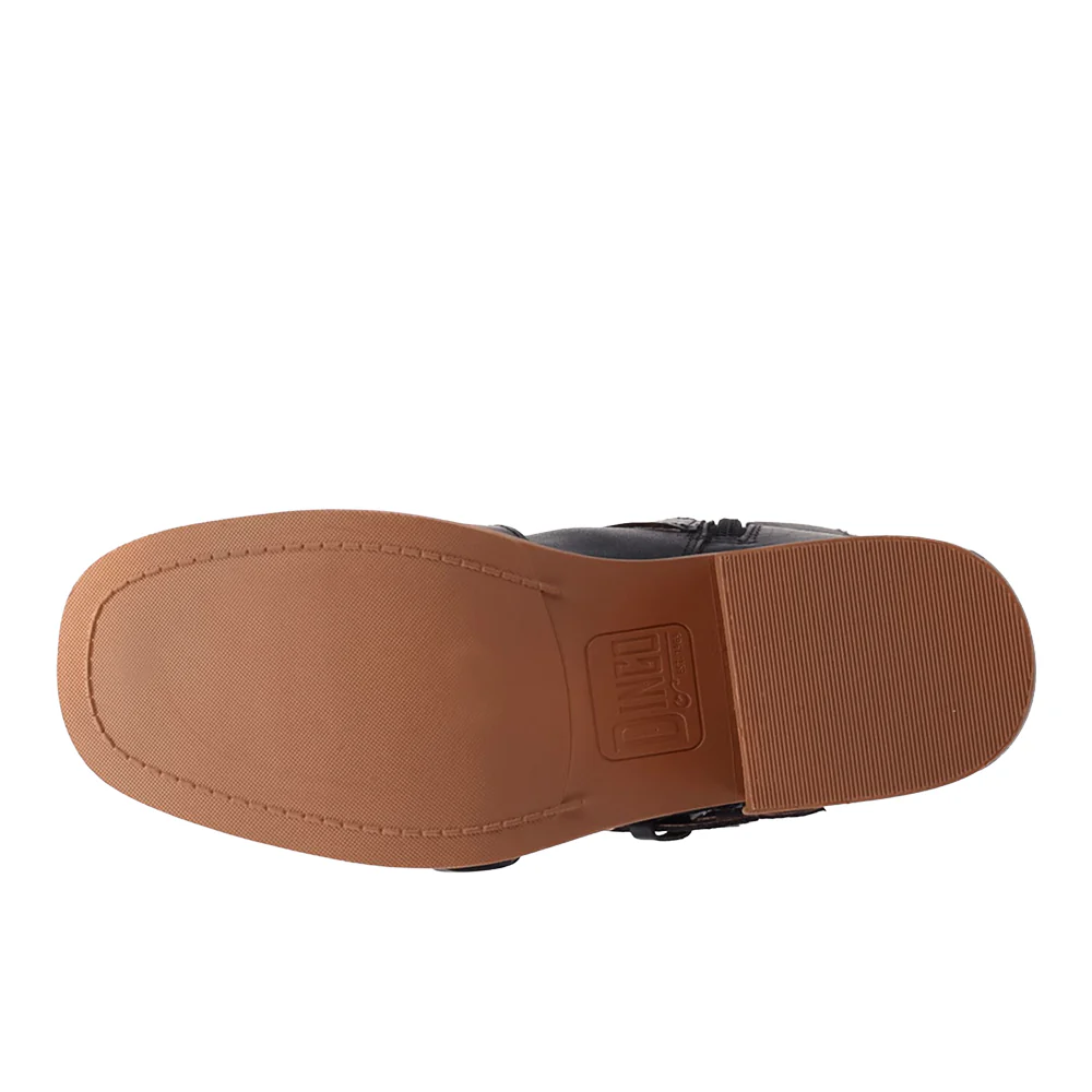 Topanga Leather Round Toe Zippered Booties - Image 5