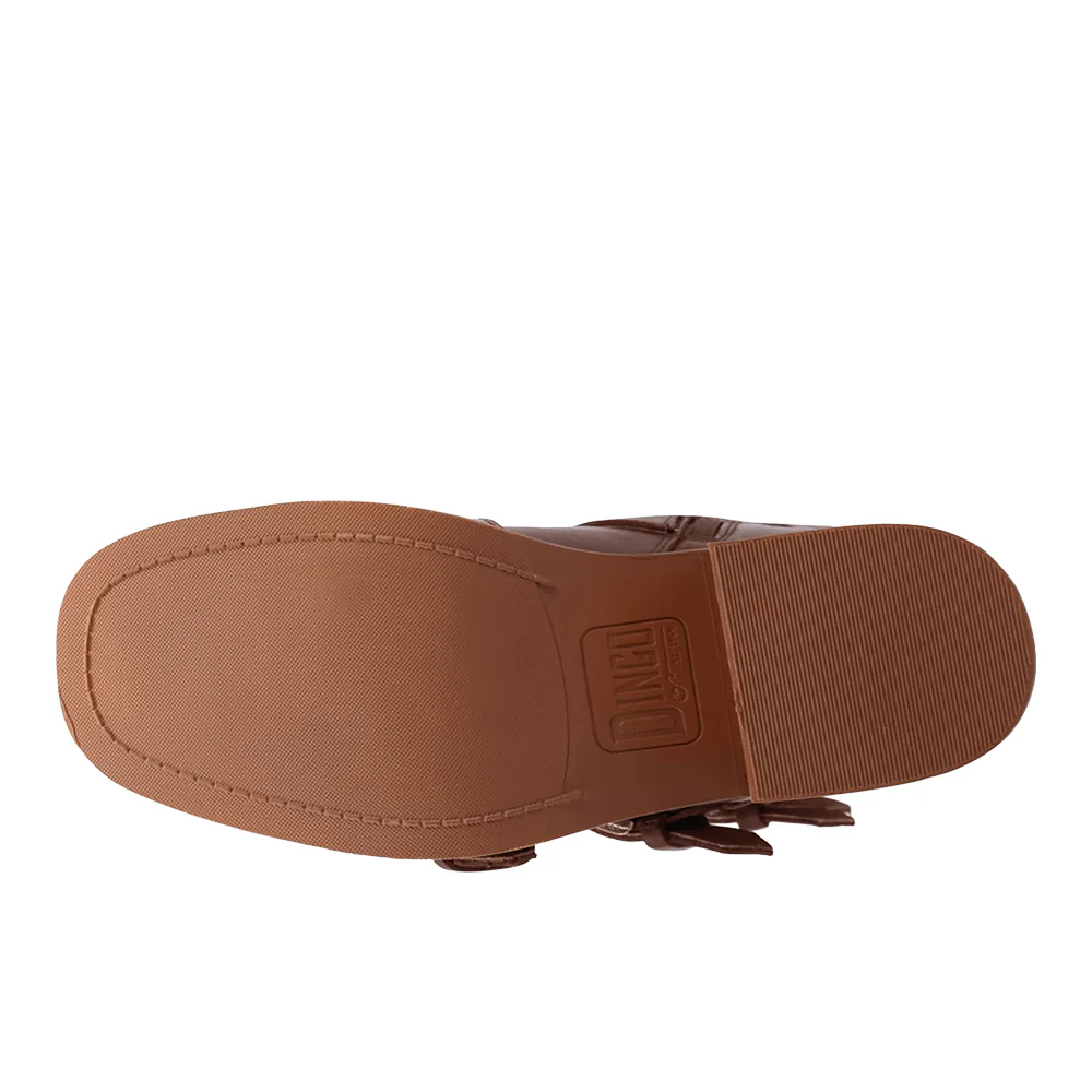 Topanga Leather Round Toe Zippered Booties - Image 5