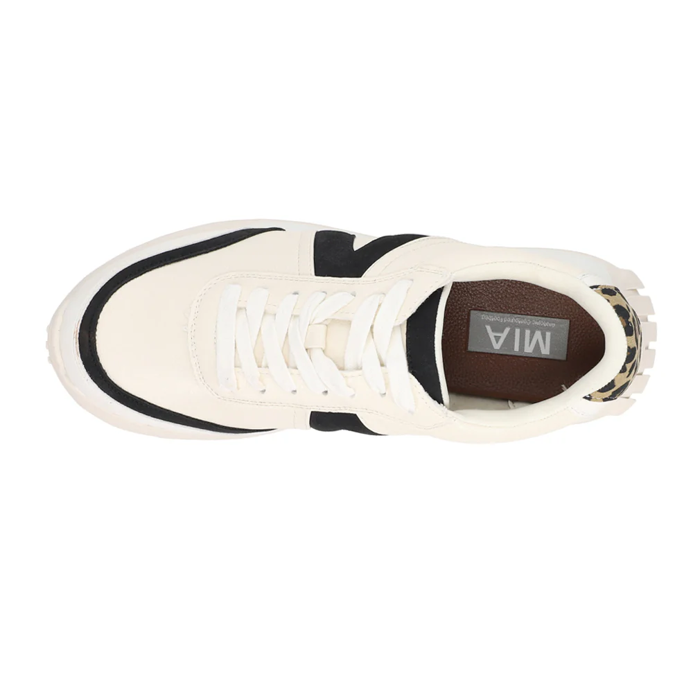 Town Leopard Lace Up Sneakers - Image 4