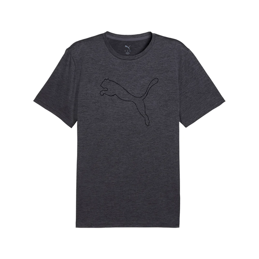 Train All Day Essentials Heather Cat Crew Neck Short Sleeve T-Shirt