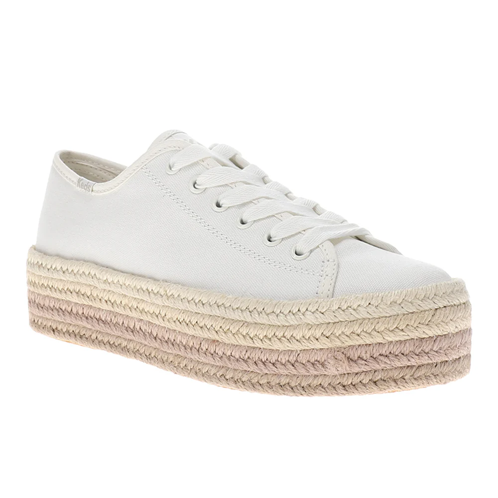 Triple Up Canvas Lace Up Sneakers - Image 2