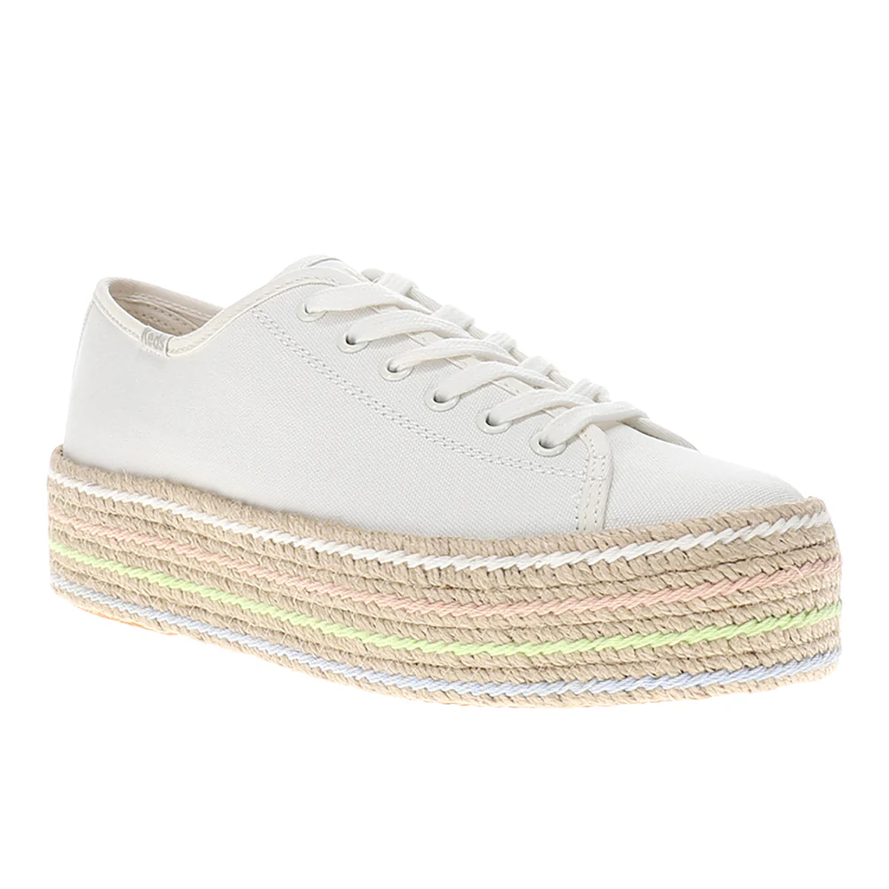 Triple Up Canvas Lace Up Sneakers - Image 2