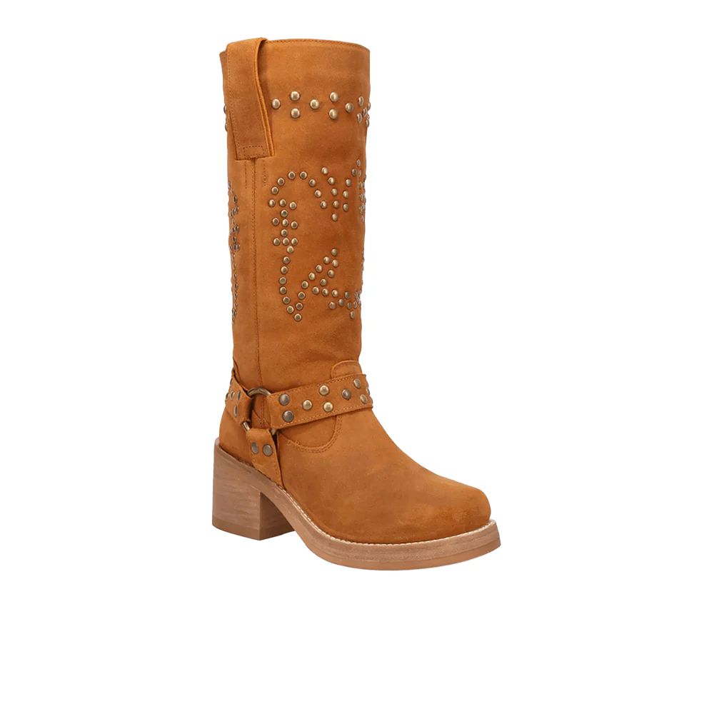 Troubadour Studded Round Toe Pull On Boots - Image 2