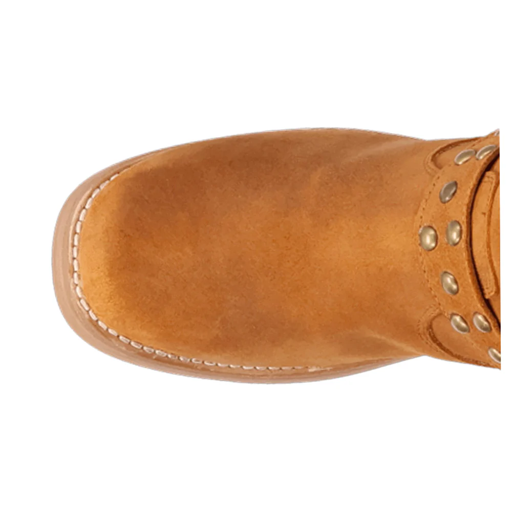 Troubadour Studded Round Toe Pull On Boots - Image 4