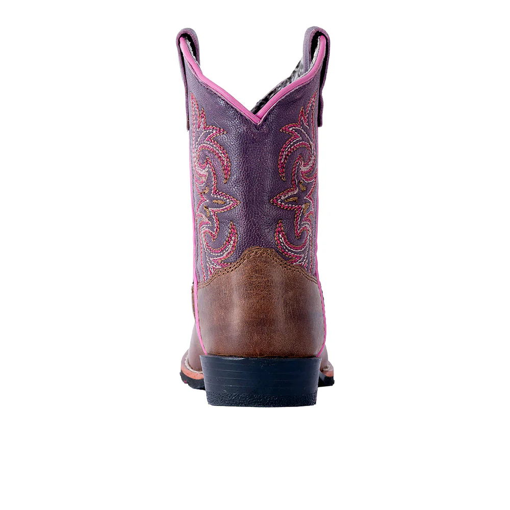 Tryke Embroidered Square Toe Cowboy Boots (Toddler) - Image 3