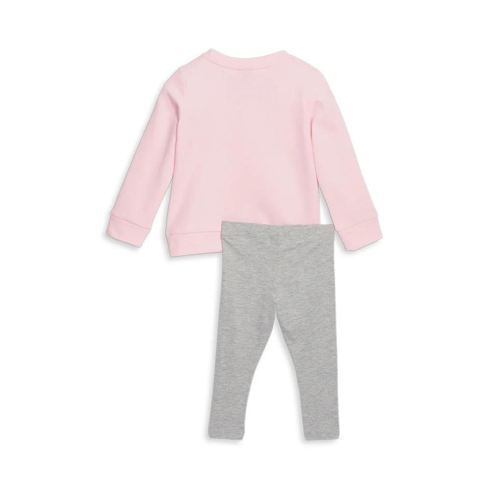 2 Piece Fleece Crew Neck Sweatshirt & Leggings Set (Toddler) - Image 2