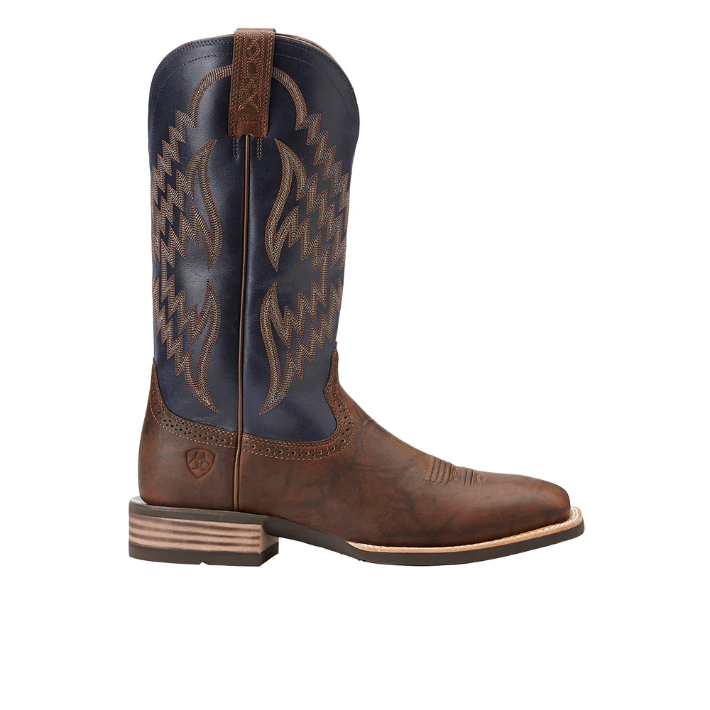 Tycoon Embroidered Square Toe Cowboy Boots