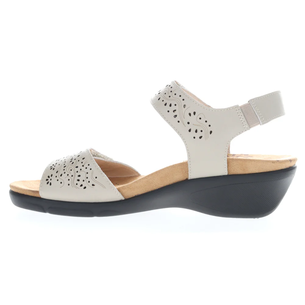 Wanda Cut-Outs Ankle Strap Wedge Sandals - Image 3