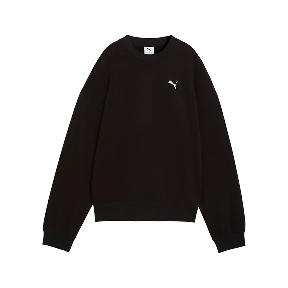 Wardrobe Essentials Short Oversized Crew Neck Sweatshirt