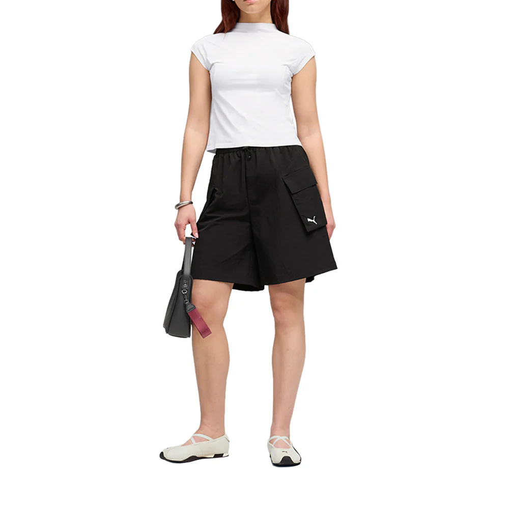 Wardrobe Essentials Cargo Woven 8 Inch Shorts - Image 5