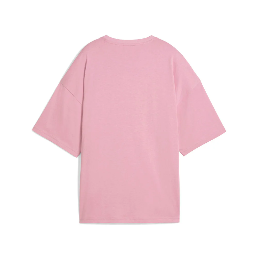 Wardrobe Essentials Oversized Crew Neck Short Sleeve T-Shirt - Image 2