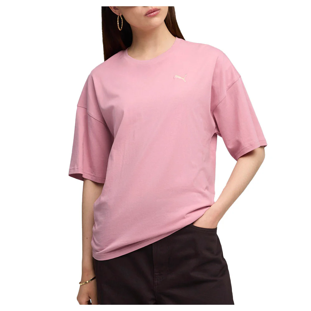 Wardrobe Essentials Oversized Crew Neck Short Sleeve T-Shirt - Image 3