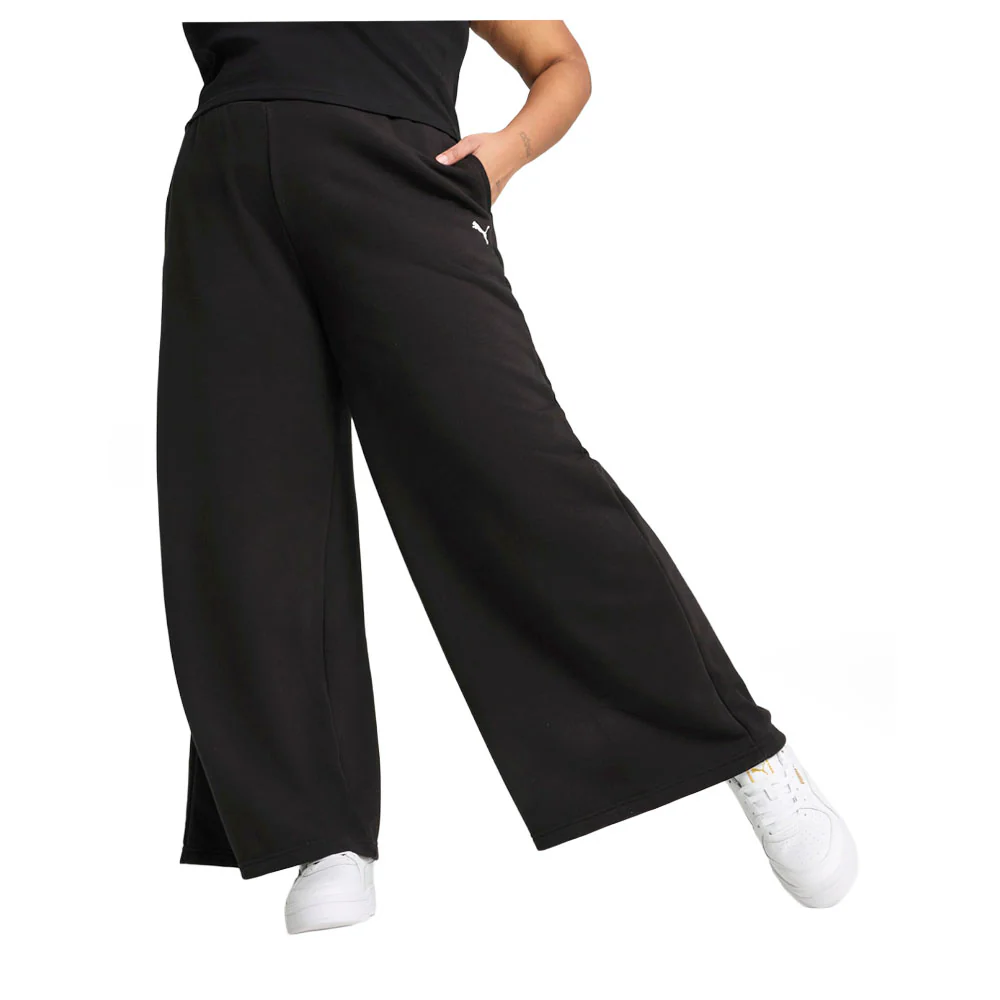 Wardrobe Essentials Relaxed Wide Leg Sweatpants - Image 3