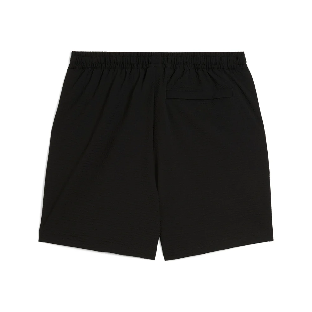 Wardrobe Essentials Seersucker Relaxed 6 Inch Shorts - Image 2