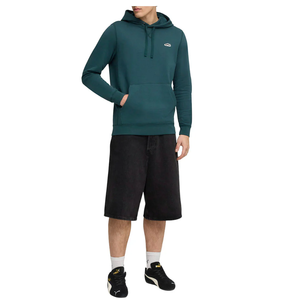 Wardrobe Essentials Suede Pullover Hoodie - Image 5