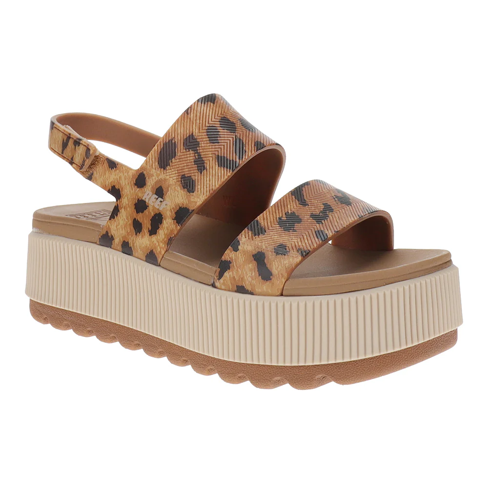 Water Vista Higher Leopard Platform Sandals - Image 2