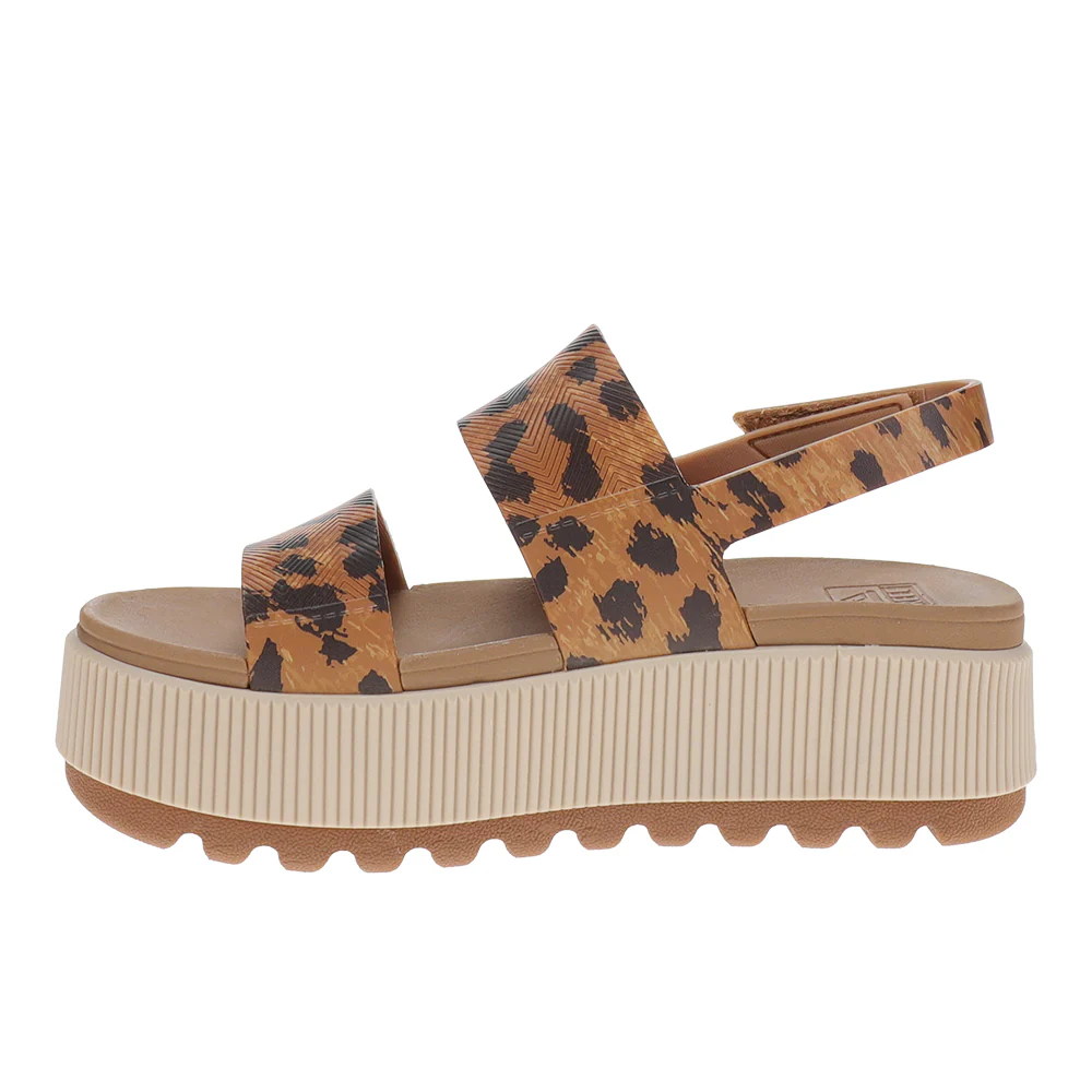 Water Vista Higher Leopard Platform Sandals - Image 3