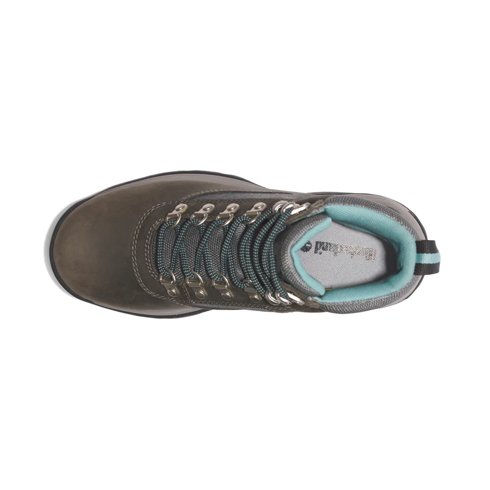 White Ledge Mid Waterproof Logo Round Toe Hiking Boots - Image 4