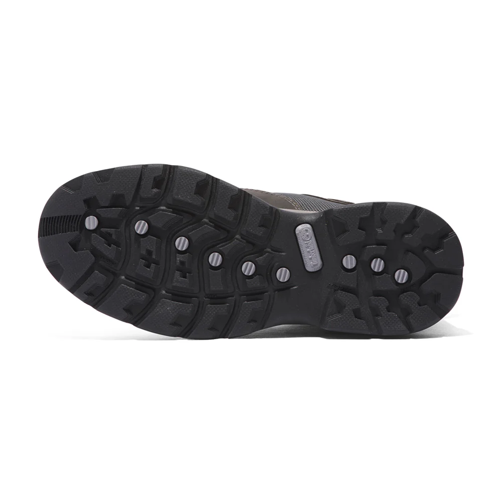 White Ledge Mid Waterproof Logo Round Toe Hiking Boots - Image 5