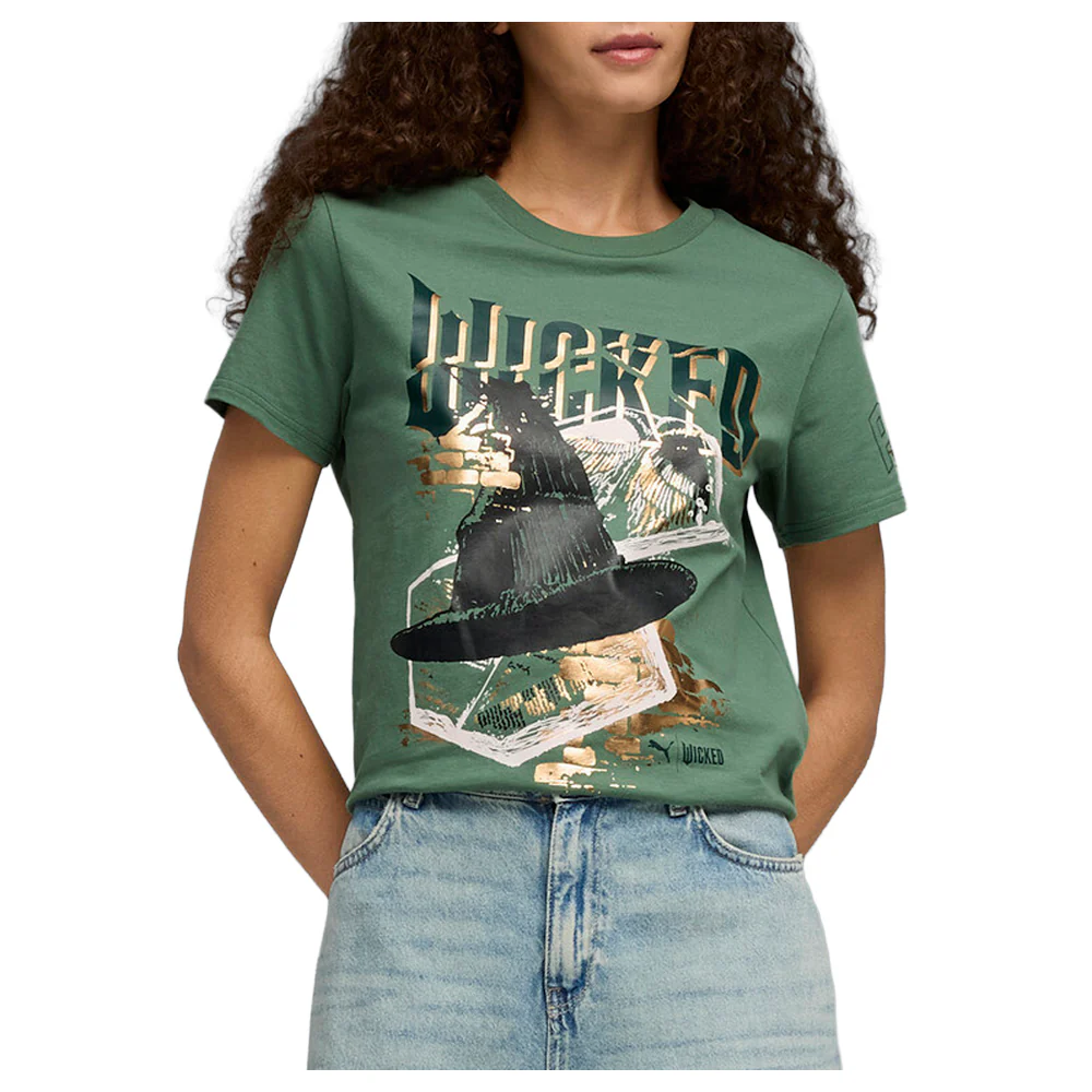 PUMA X WICKED Elphie Graphic Crew Neck Short Sleeve T-Shirt - Image 5