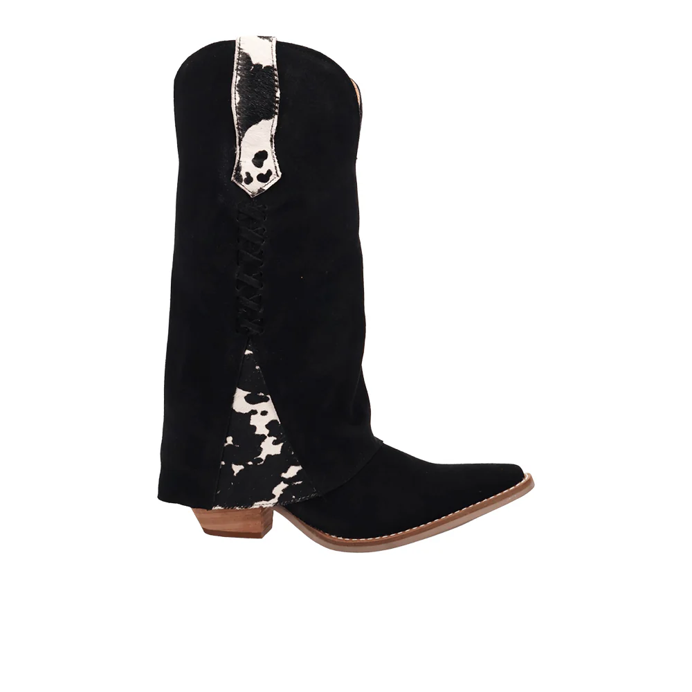 Wild Thang Leather Snip Toe Pull On Boots
