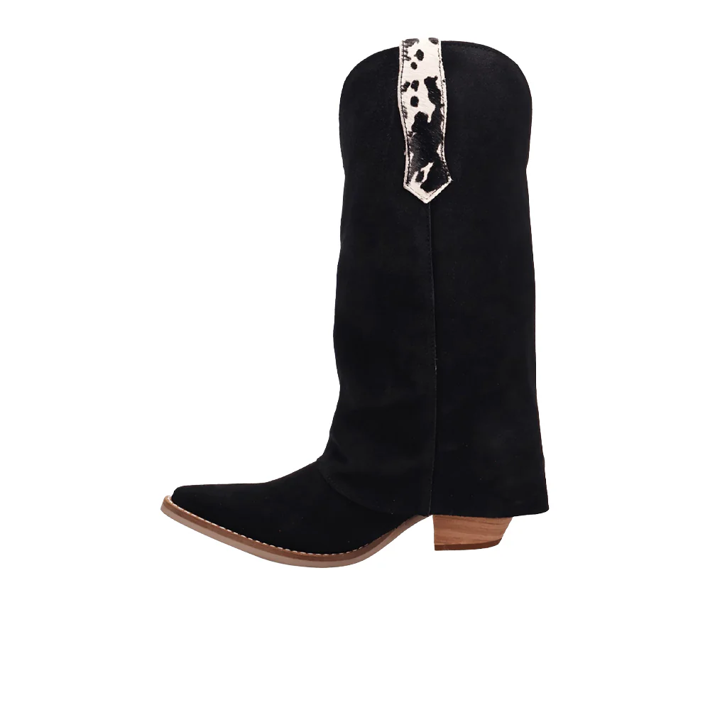 Wild Thang Leather Snip Toe Pull On Boots - Image 3