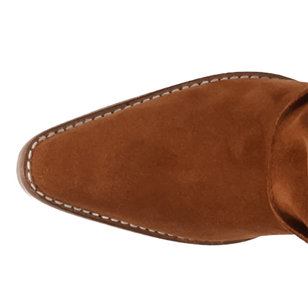 Wild Thang Leather Snip Toe Pull On Boots - Image 4