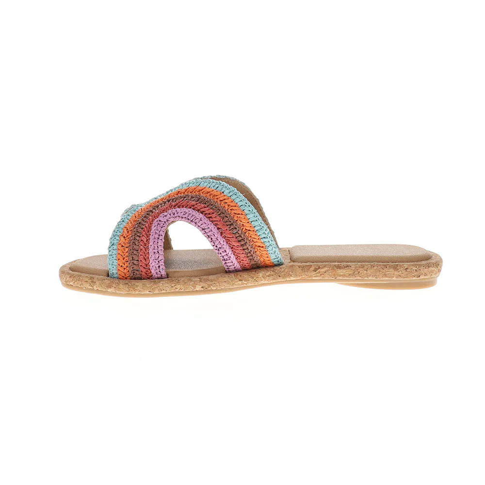 Willow Paisley Slide Sandals - Image 3