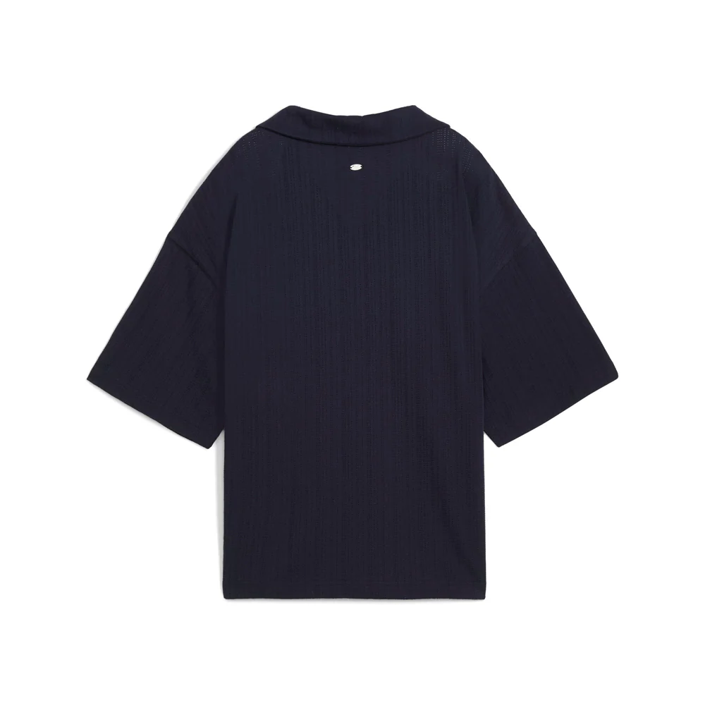 Yona Oversized Short Sleeve Polo Shirt - Image 2