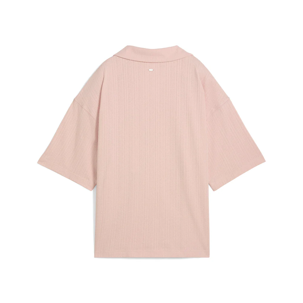 Yona Oversized Short Sleeve Polo Shirt - Image 2