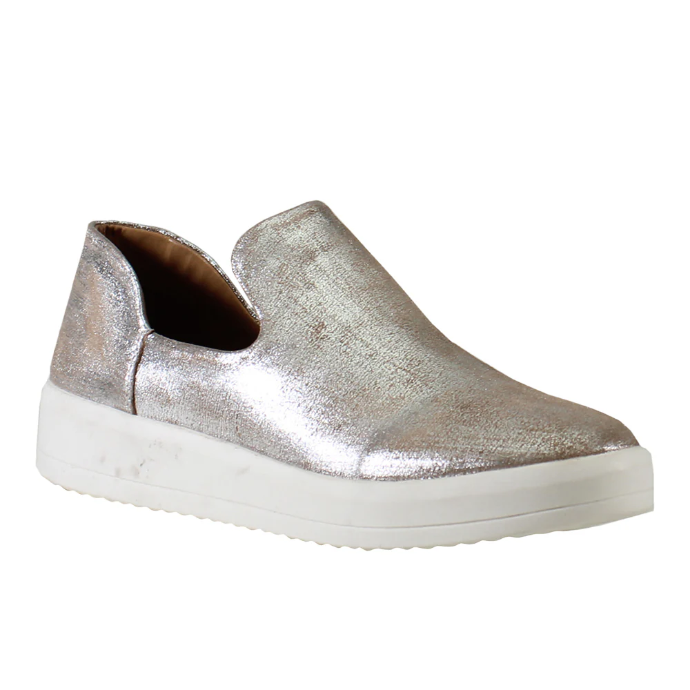 Youth Full Metallic Slip On Sneakers - Image 2